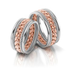 Zlaté snubní prsteny 3007