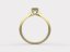 Zlatý zásnubní prsten 037