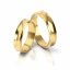 Zlaté snubní prsteny 1065 - Barva zlata: Růžové