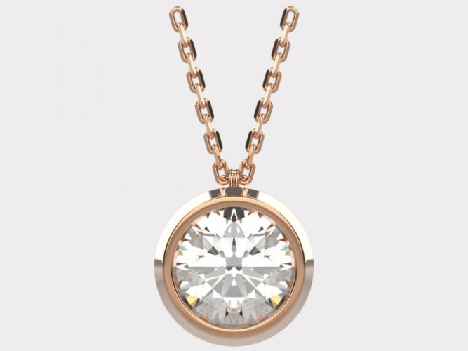 Dámský zlatý náhrdelník 012