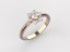 Dámský zlatý prsten 1000 - Barva zlata: Bílé, Typ kamene: Zirkon