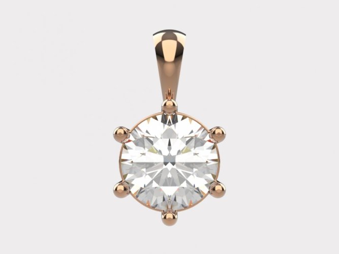 Zlatý přívěsek 018