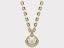 Dámský zlatý náhrdelník 012 - Barva zlata: Bílé, Typ kamene: Briliant