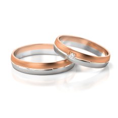 Zlaté snubní prsteny 4236