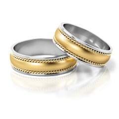 Zlaté snubní prsteny 4182